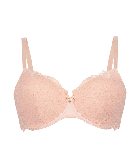 Marine Padded Underwired Bra, Pink