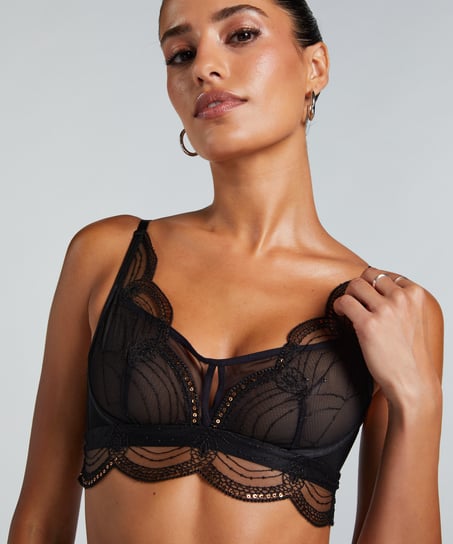 Ruby Bralette, Black