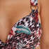 Animalia Rose push-up bikini top, Brown