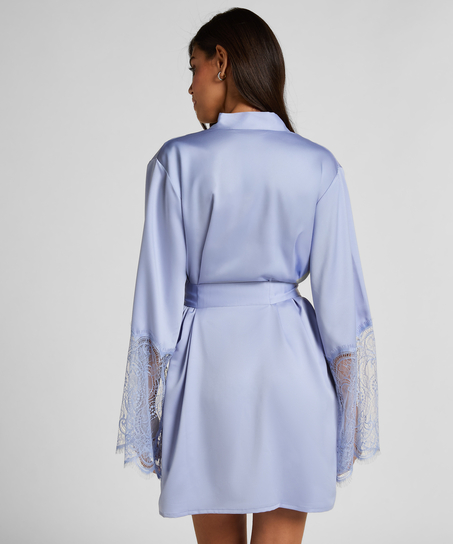 Satin Kimono, Purple