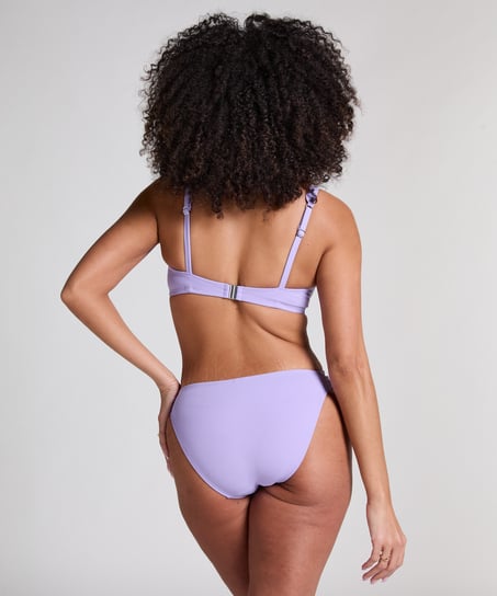 Scallop Rio Bikini Bottoms, Purple