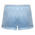 Velvet lace shorts, Blue