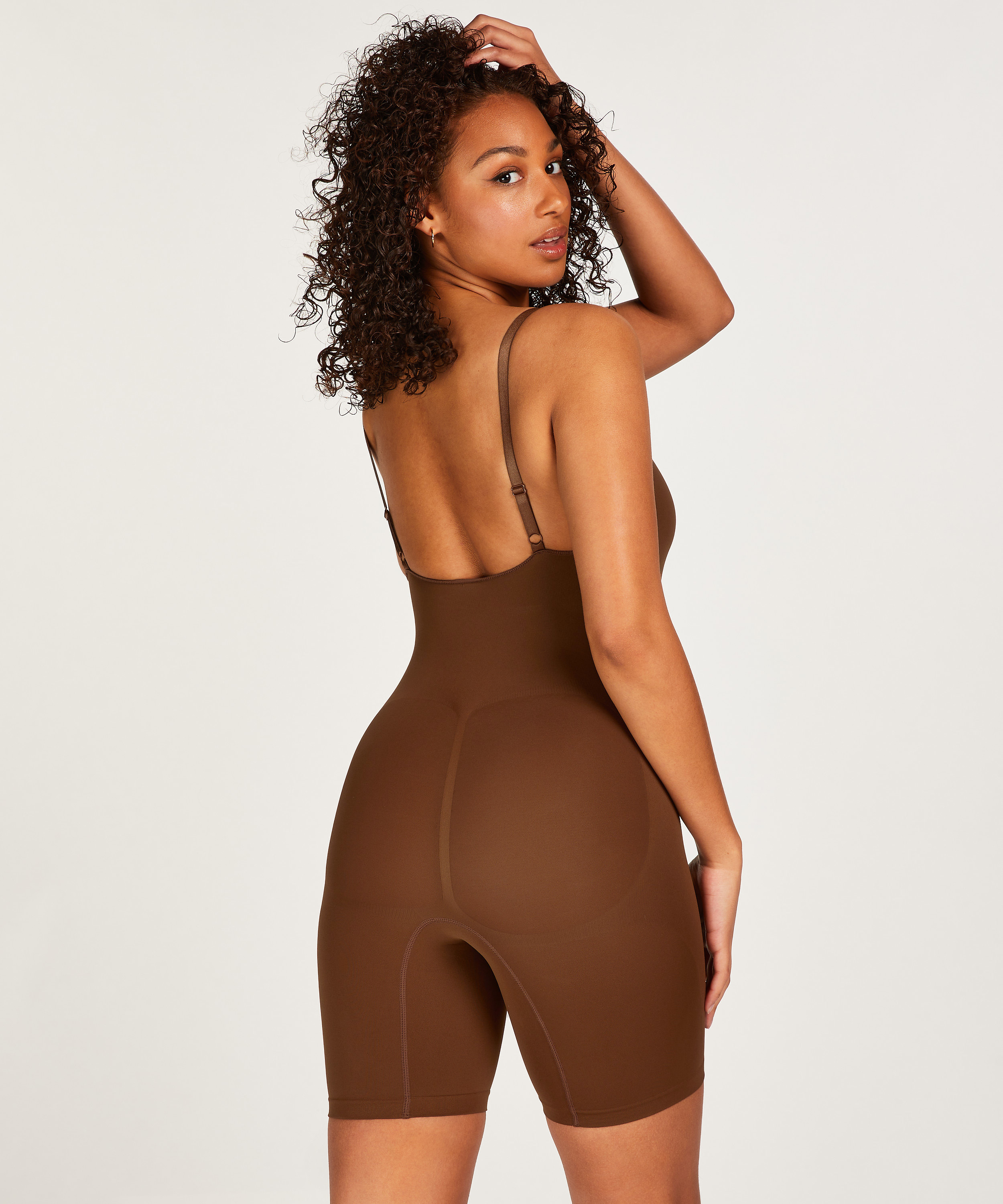 Seamless Enhancing Thigh Slimmer Body, Red, main