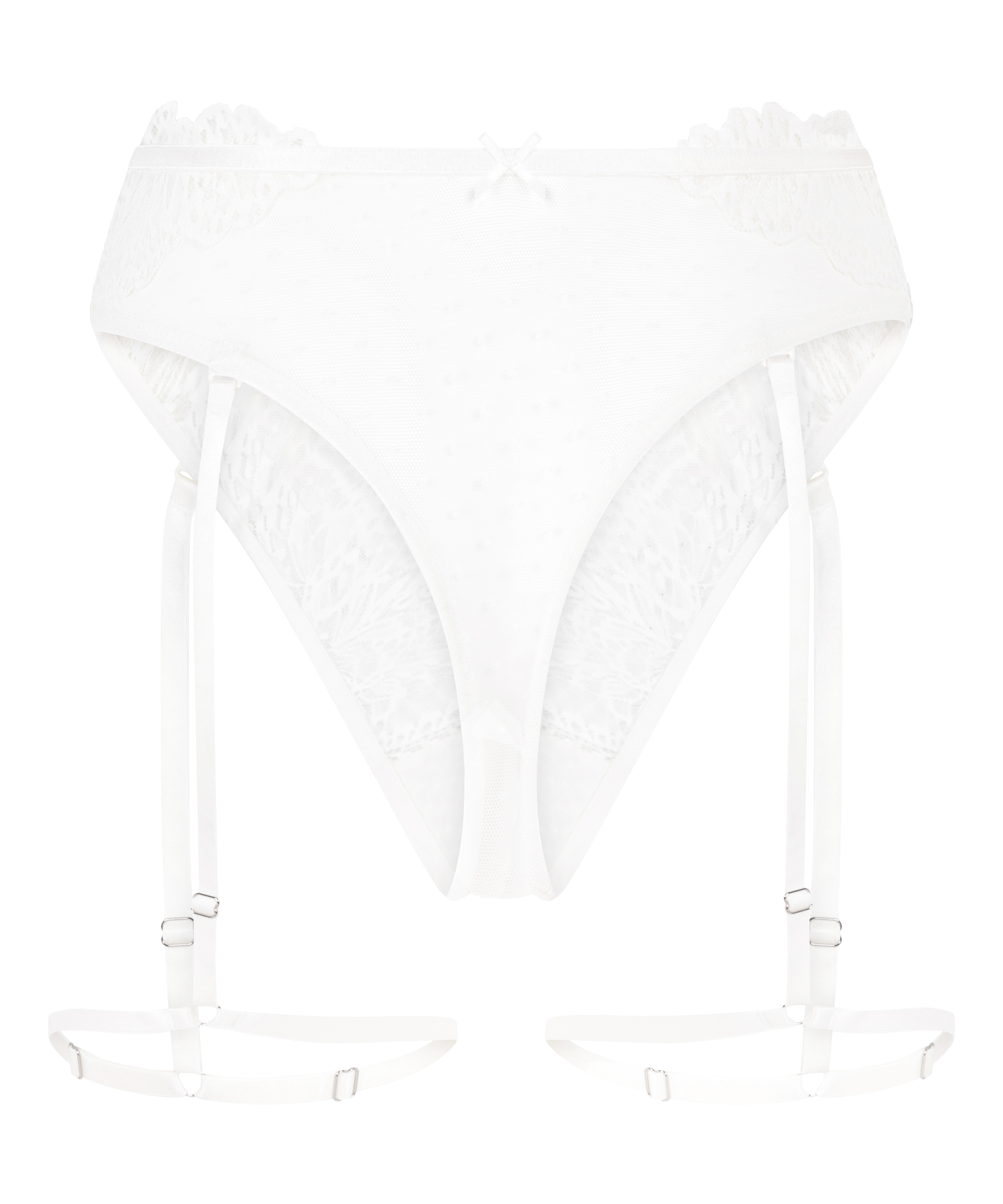 Posie Suspenders, White, main