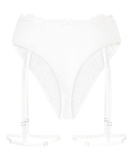 Posie Suspenders, White