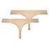 2 Angie Thongs, Beige