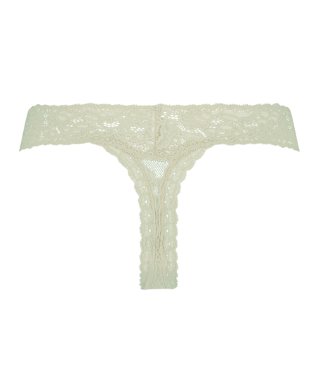 Madison Extra Low Thong, Green