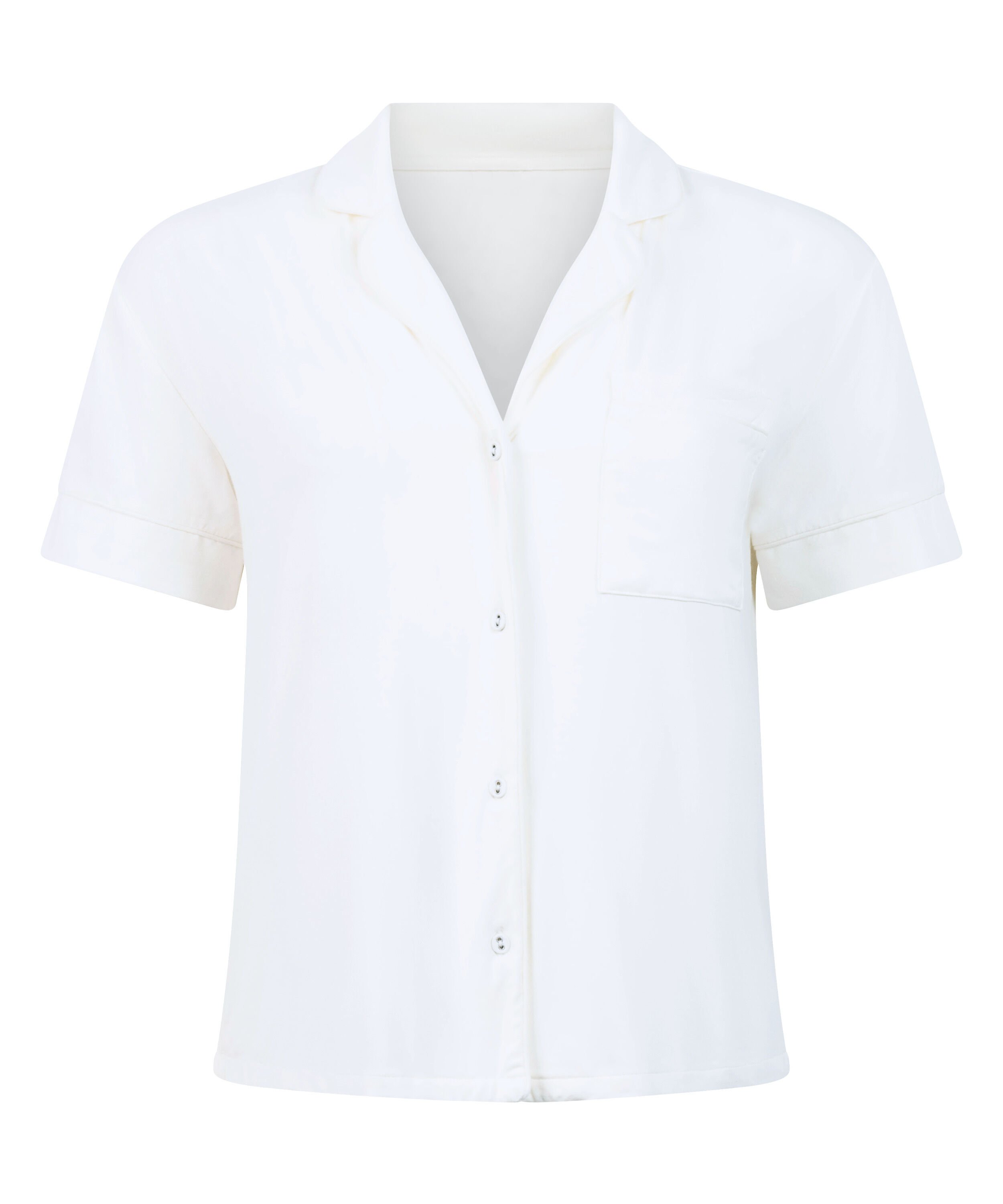 Essential Jersey Short-Sleeved Jacket, White