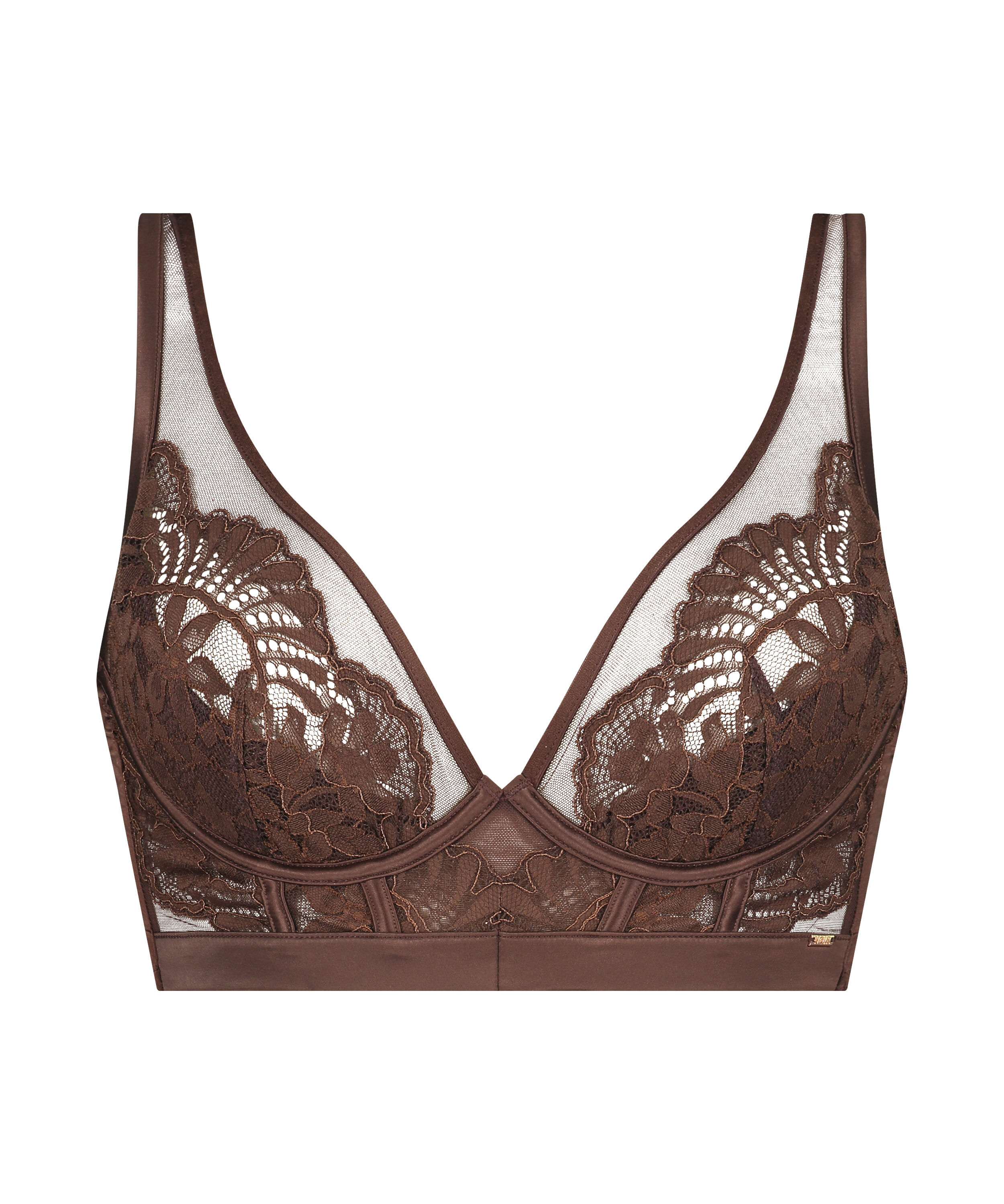 Indigo Non-Padded Underwired Bra, Brown