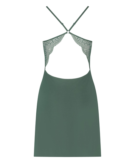 Nova Jersey Slip Dress, Green