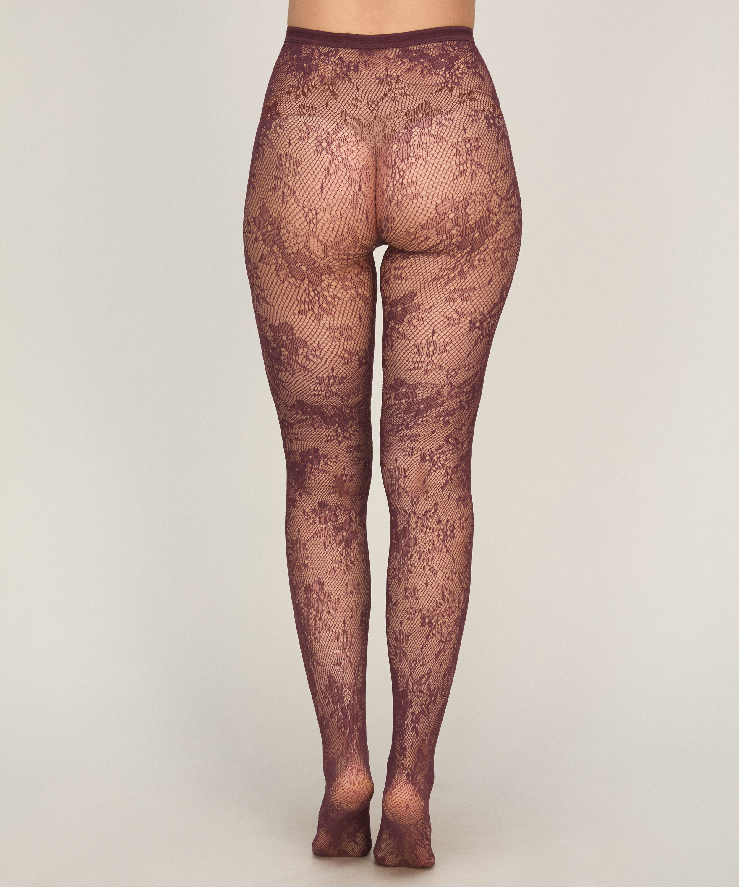 Tight Allover Lace Fishnet, Purple, main