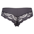 Ruched lacey brazilian micro contrast, Gray
