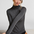 super soft Turtleneck shirt with Cashmere, Gray