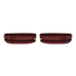 Elastic Leg Garters, Red