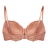 Marine Padded Underwired Bra, Brown