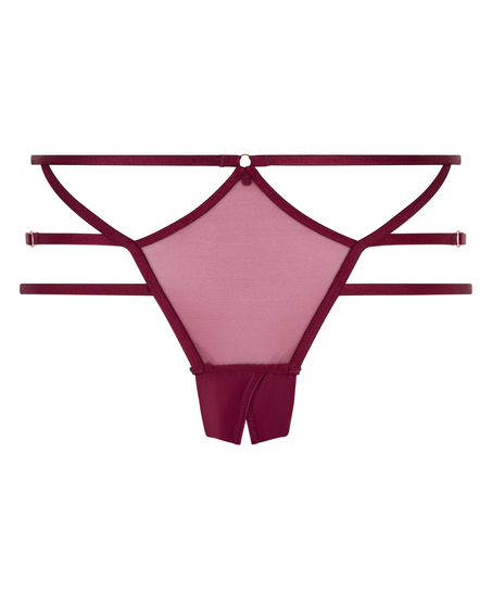 Jacky Open Crotch Brazilian, Red