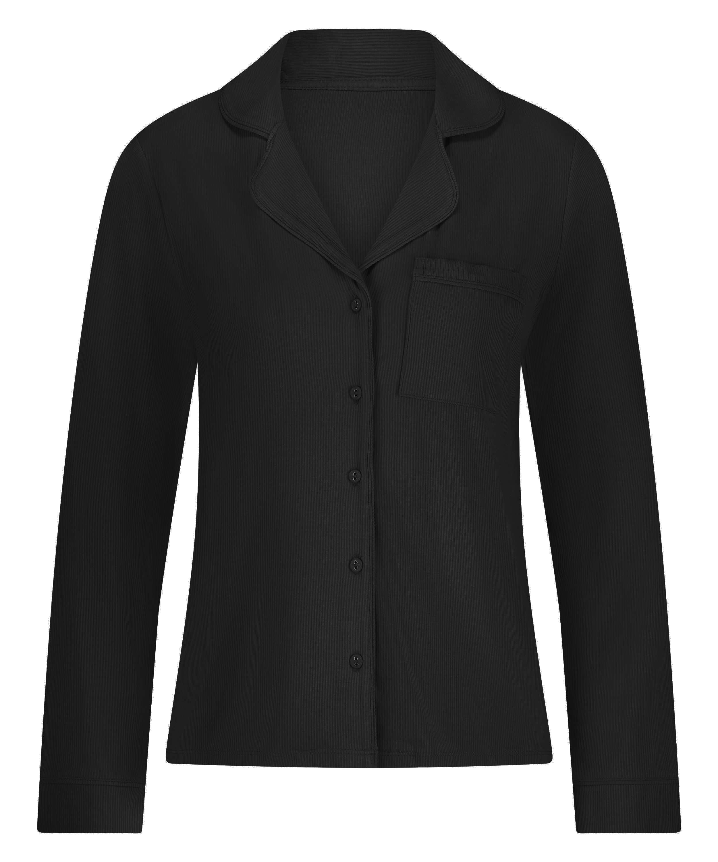 Jacket Rib Essential, Black, main