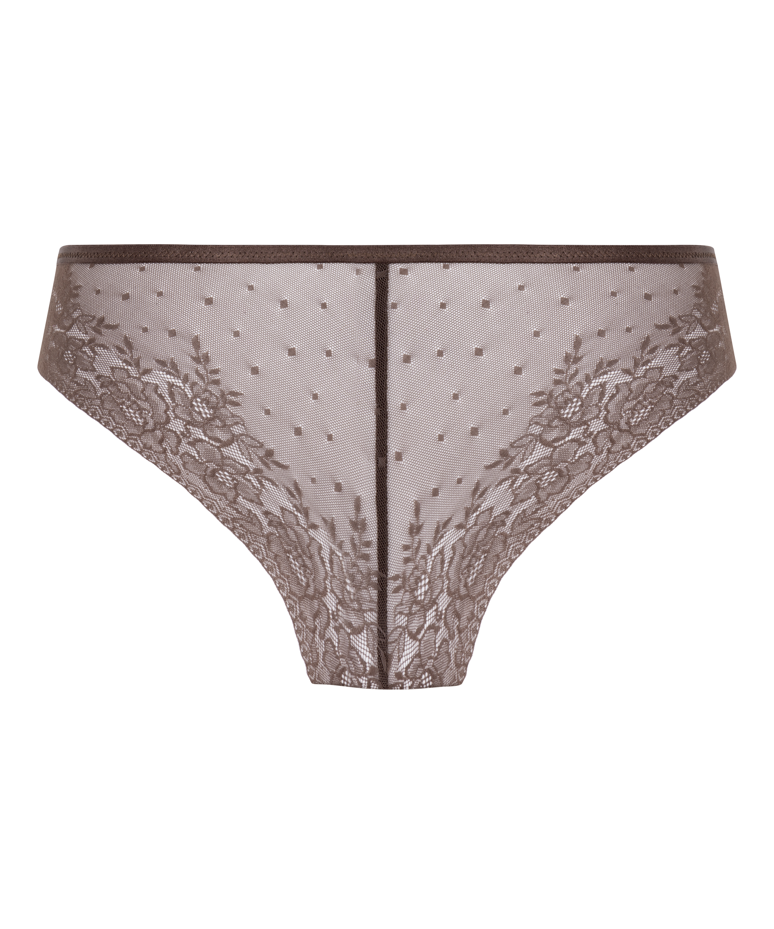 Invisible Brazilian Fishnet, Brown, main