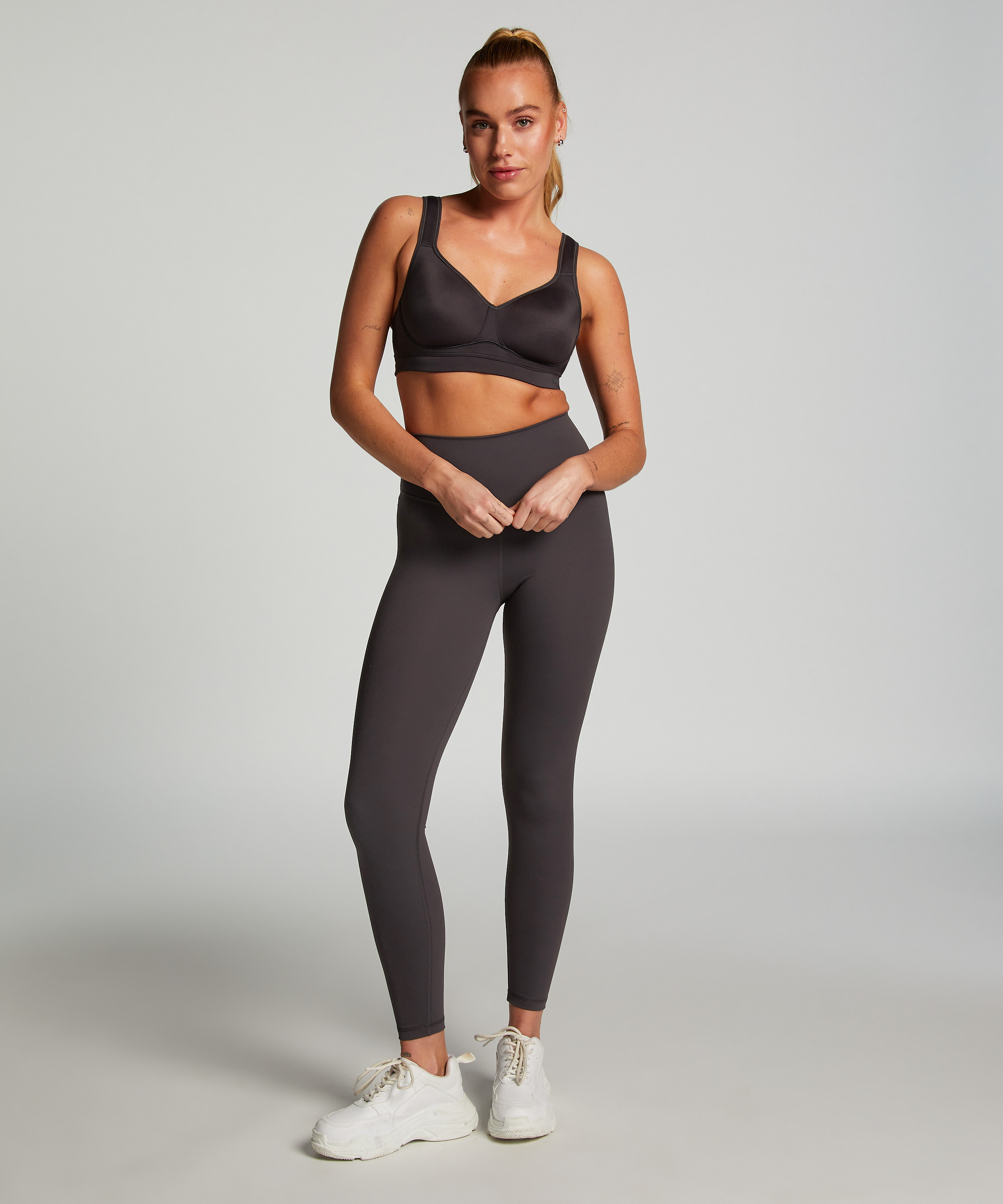HKMX Sports bra The All Star Level 2, Gray, main