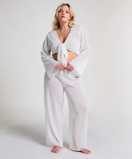 Beach Knit Pant, White