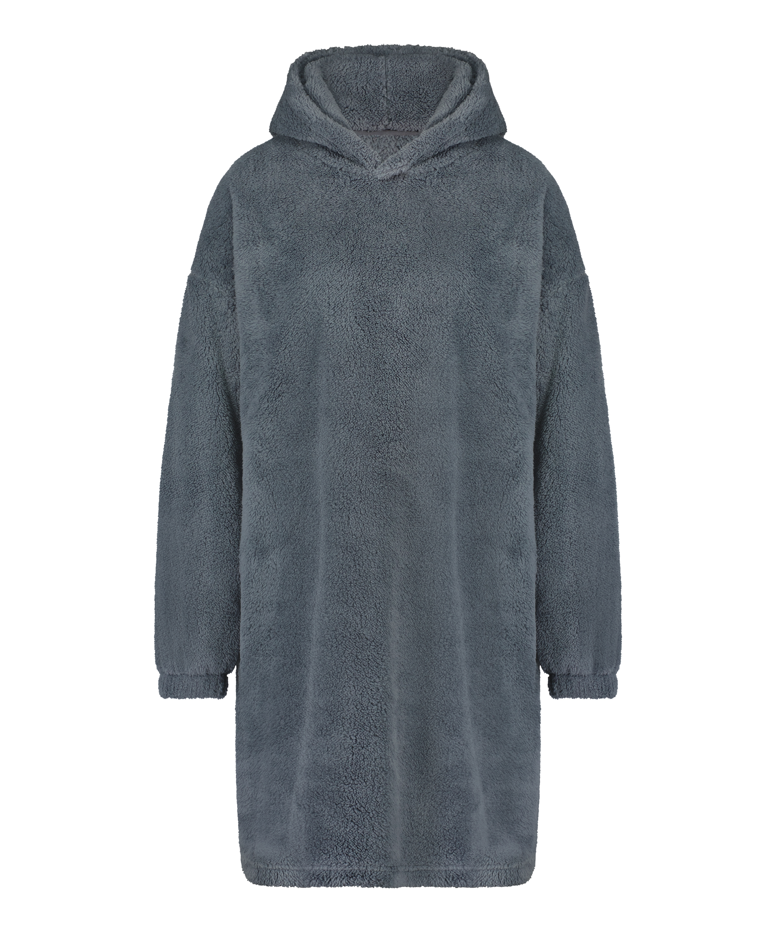 Snuggle Fleece Lounge Dress, Green, main