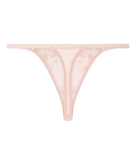 Chloe Highleg String, Pink