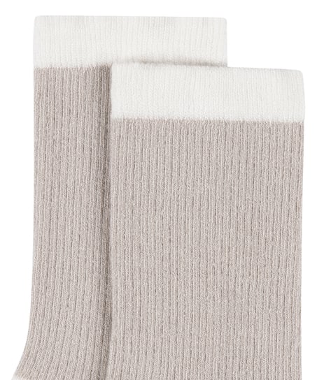 Modal Crew Socks, Beige