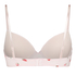 Plunge Padded Underwired Bra, Pink