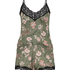 Flower Words Pajama Set, Green