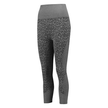 HKMX High Waist Level 3 Capri Leggings, Gray