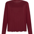 Pyjama Top Loose Pointelle, Red