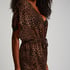 Sheer Kimono, Brown