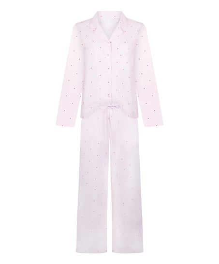 Pyjamaset Cotton Jersey, White