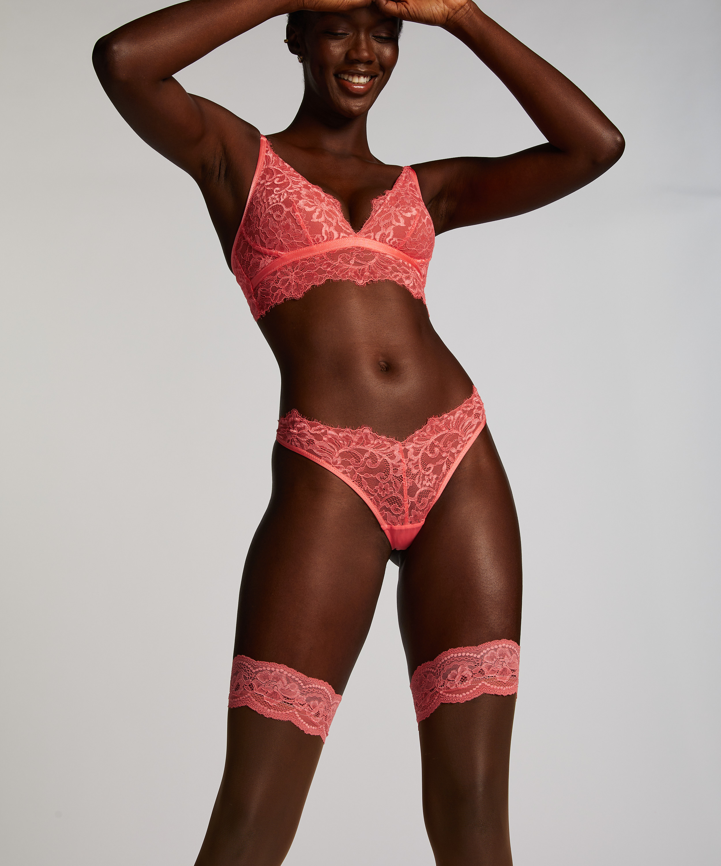 Isabella Bralette, Pink, main