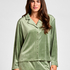 Velour Jacket, Green