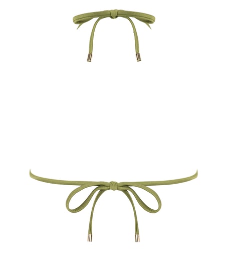 Yucatan Triangle Bikini Top, Green