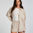 Linen Pyjama Top, Beige