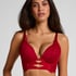 Marianna Push-Up Longline Bra, Red