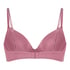 Plunge Padded Underwired Bra, Pink