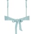 Crinkle Bikini Crop top, Blue
