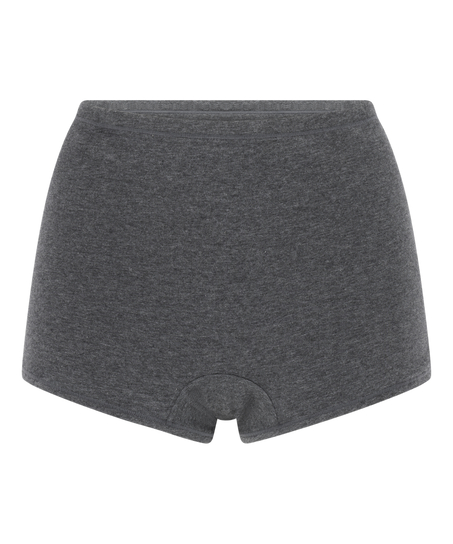 Boyshort Soft Cotton, Gray