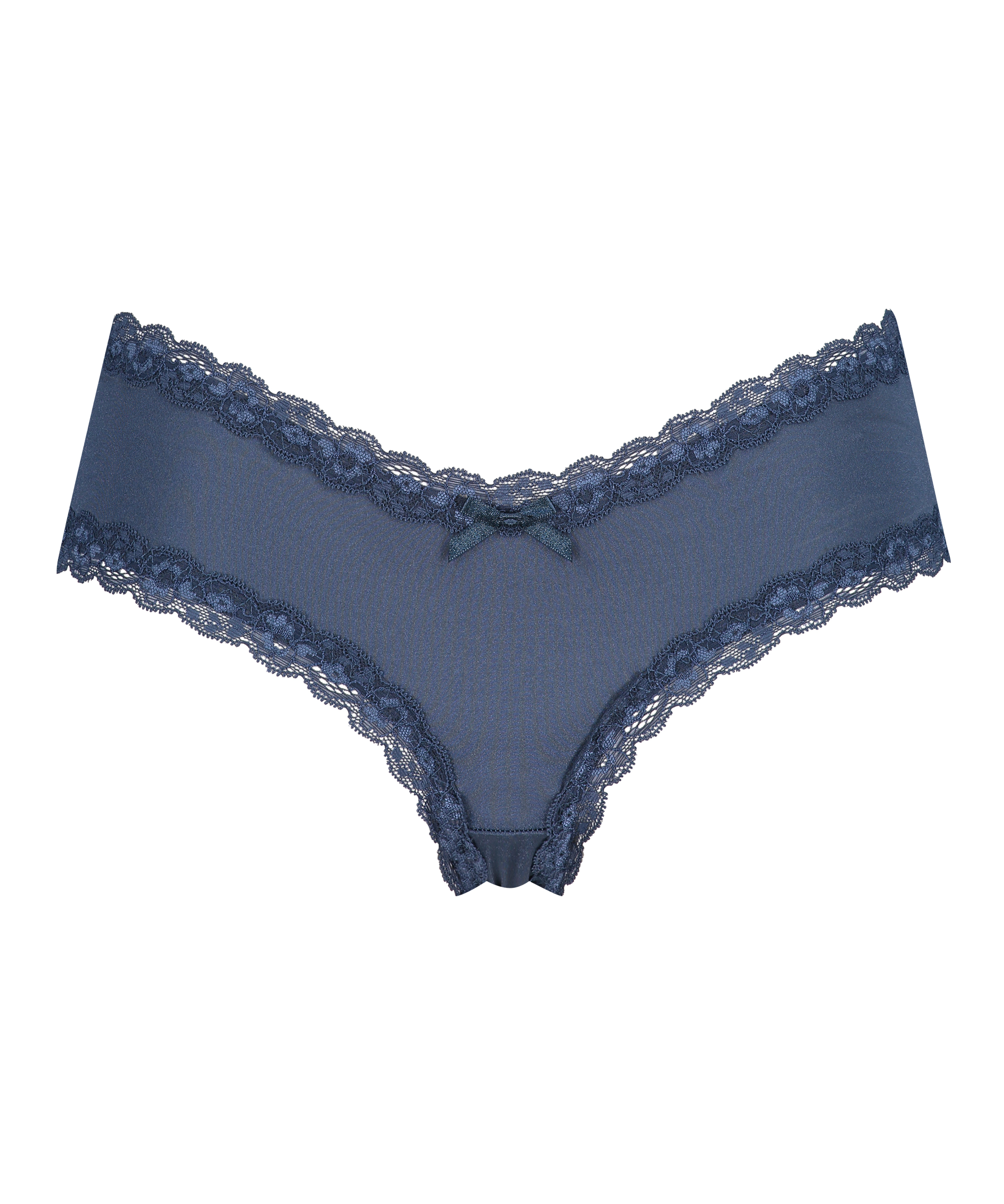 V-Shaped Microfibre Brazilian, Blue, main