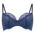 Marine Non-Padded Underwired Bra, Blue