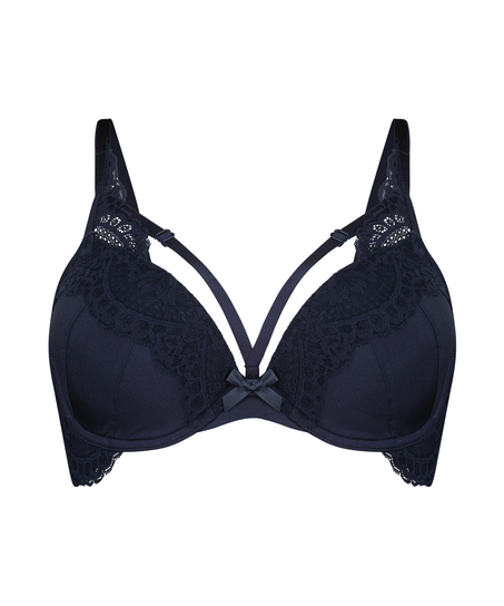Georgia Padded Underwired Bra, Blue