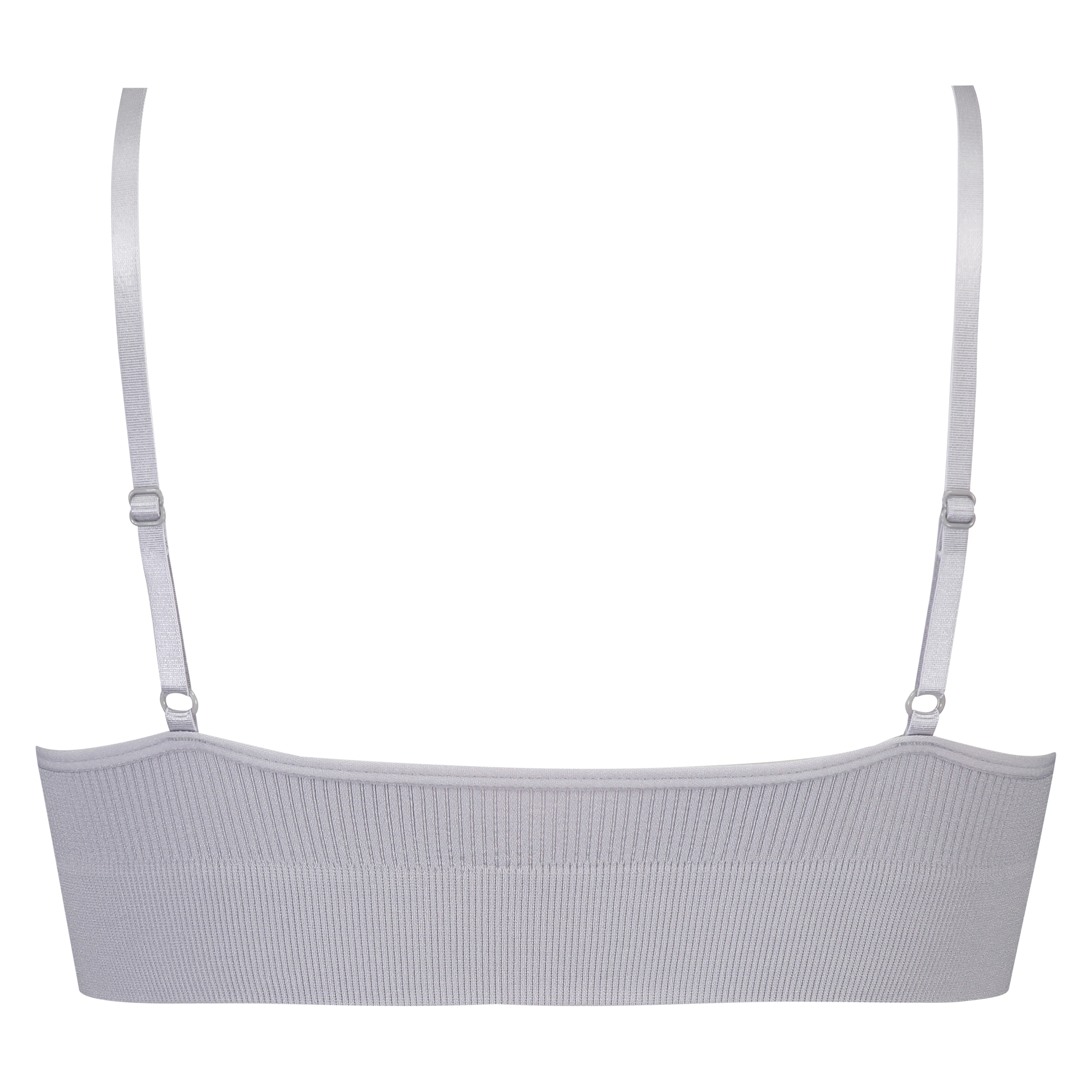 Seamless bralette, Gray, main