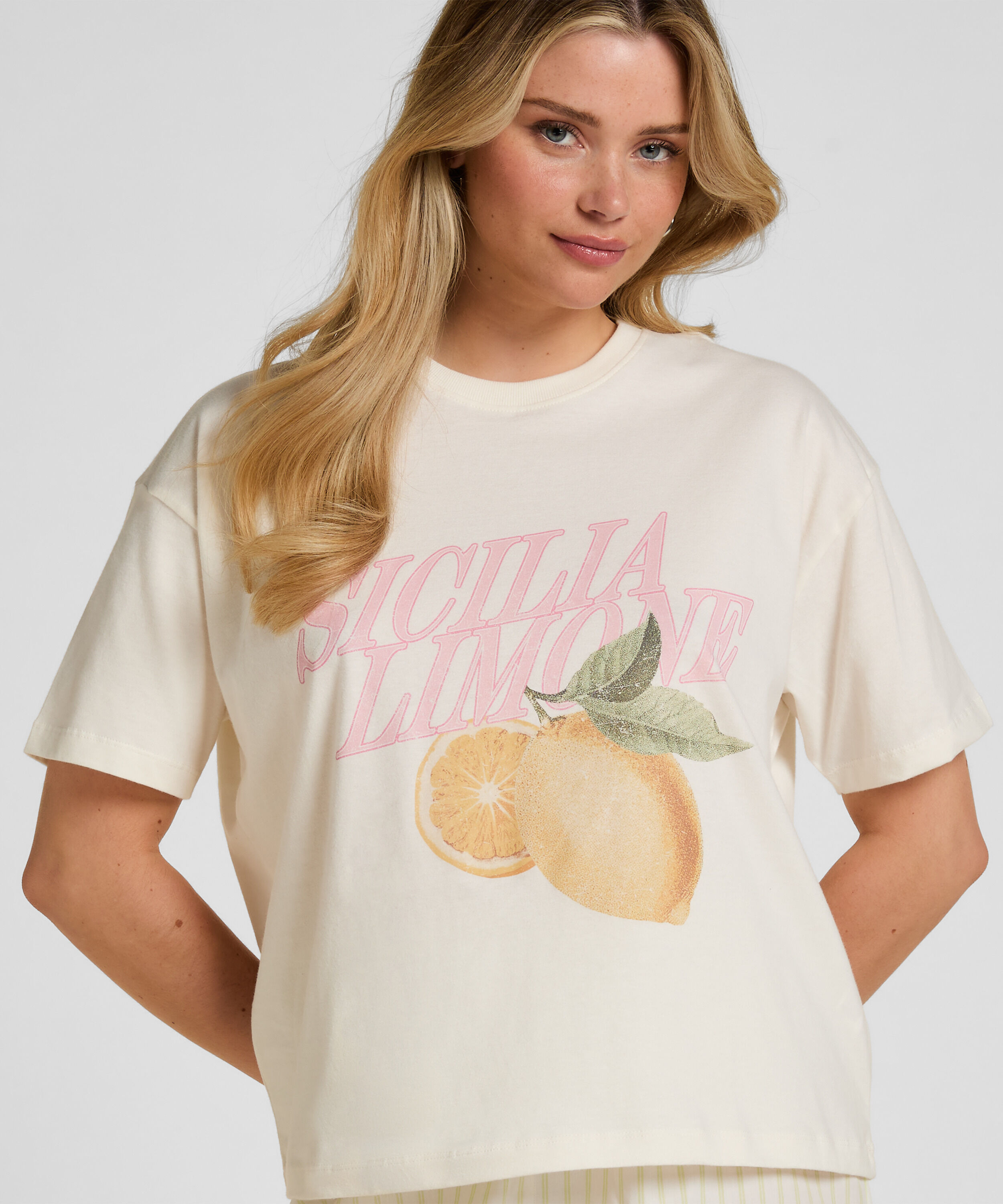 T-shirt with Print, White