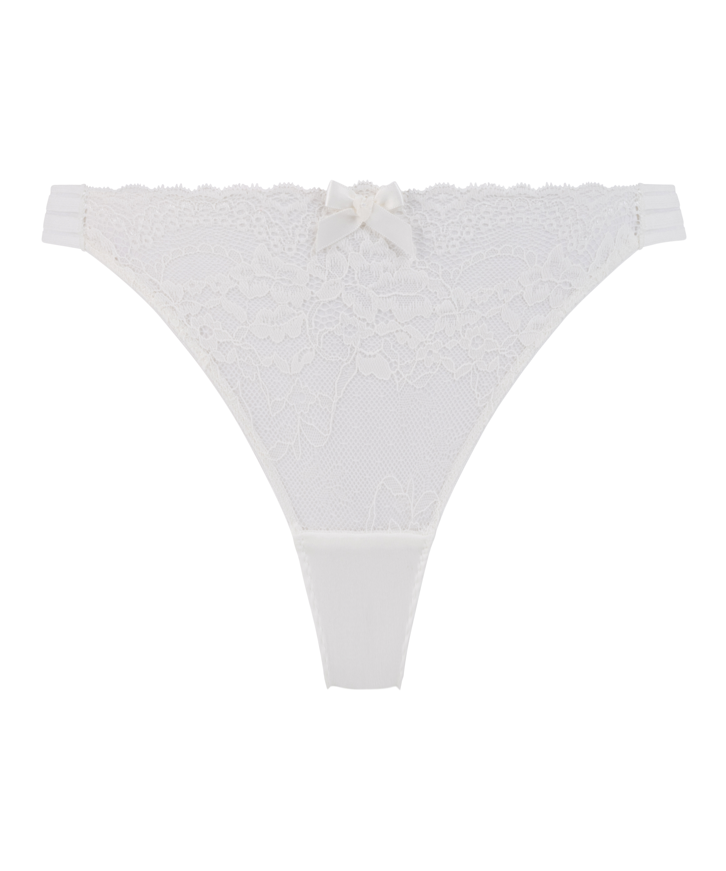 Highleg Tanga Sully, White, main