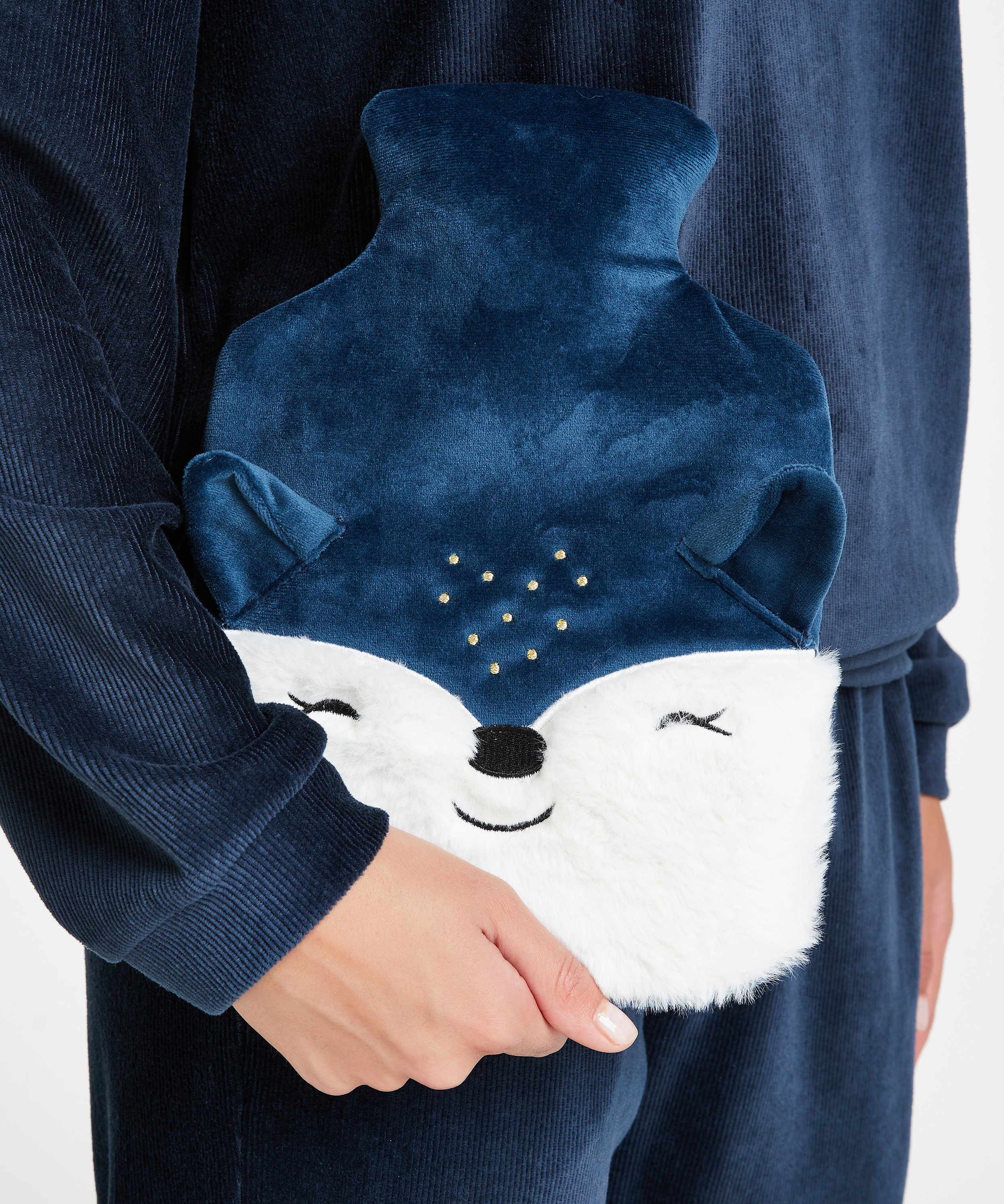 Hot water bottle, Blue, main