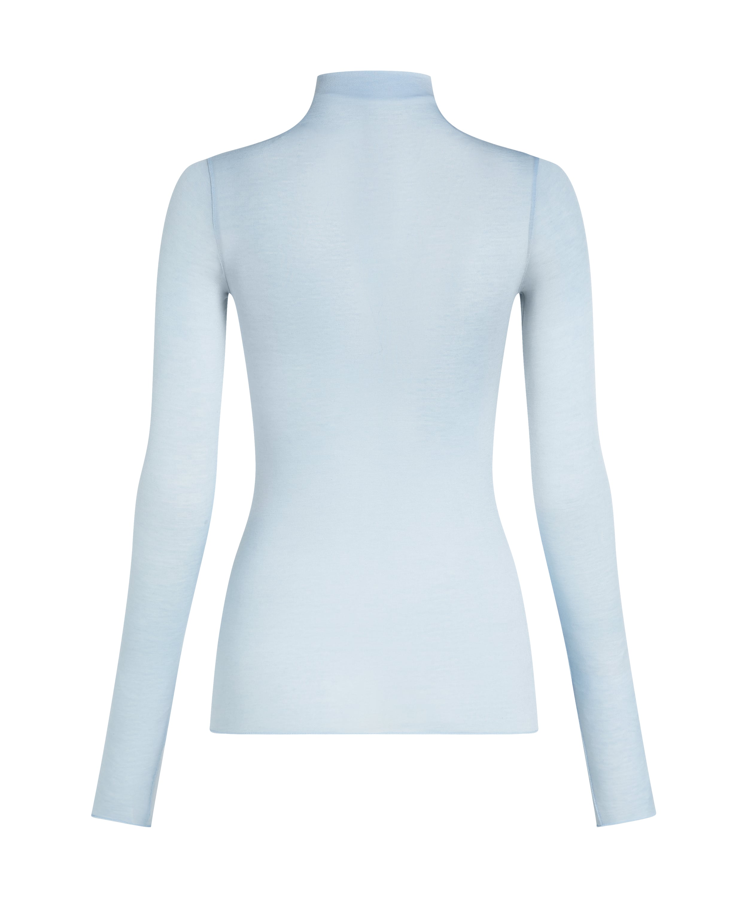 super soft Turtleneck Shirt with Cashmere, Blue, main