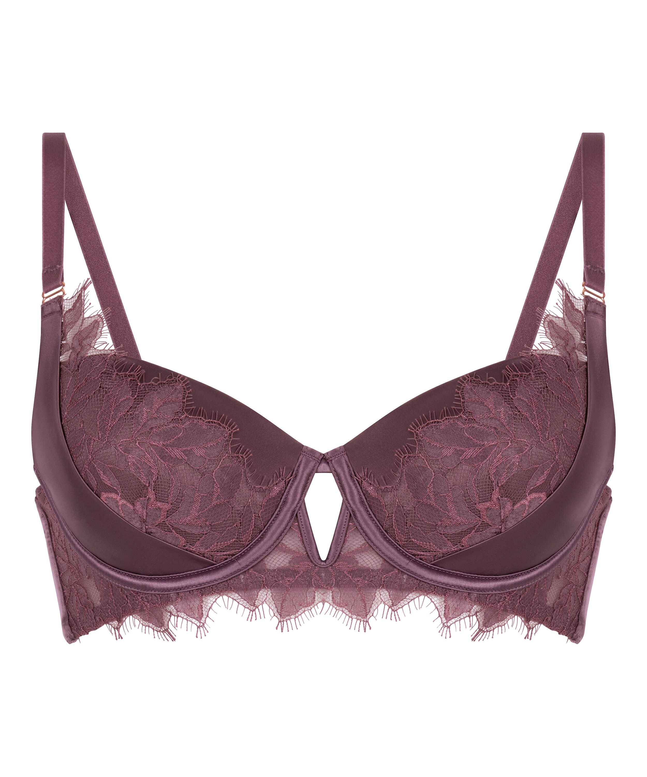 Malou Padded Underwired Bra, Purple